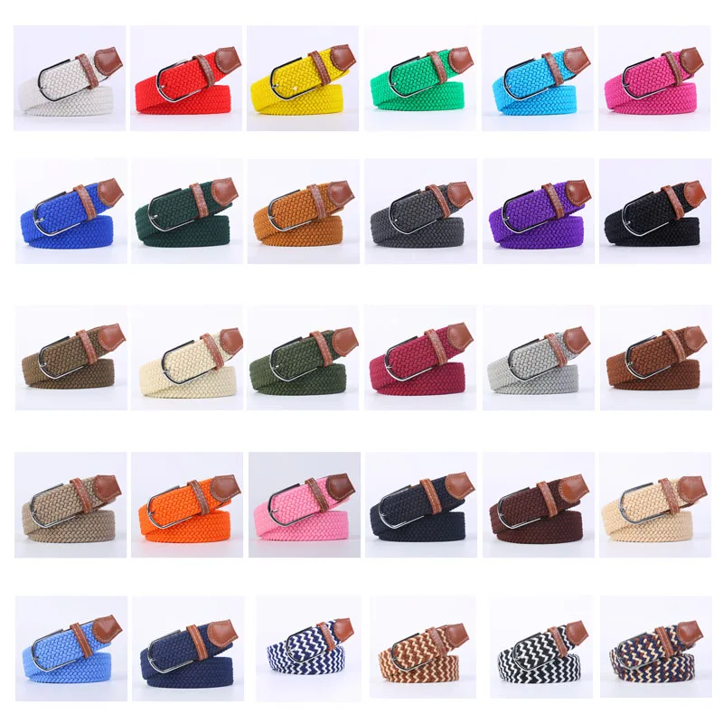 Versatile Unisex Casual Knitted Stretch Belt