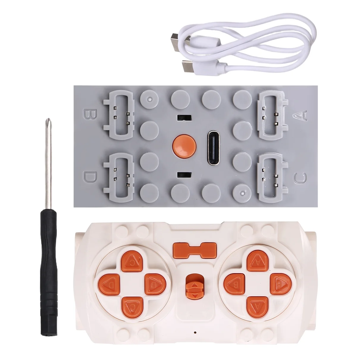 BAAU 2.4G Bluetooth Lithium Battery Power Pack APP Module DIY Building Blocks Bricks Remote Control Kit Toys