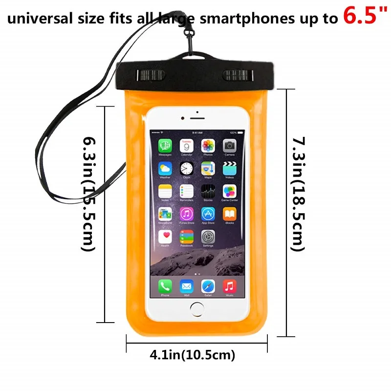 DELTACO universal waterproof bag, 5 WAP-100F, Bags and sleeves for  smartphones