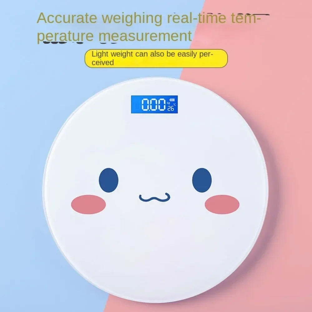 Girls Home Weight Loss Scale Dormitory Small Human Body Weighing Scale Rechargeable Electronic Home Accurate Weight