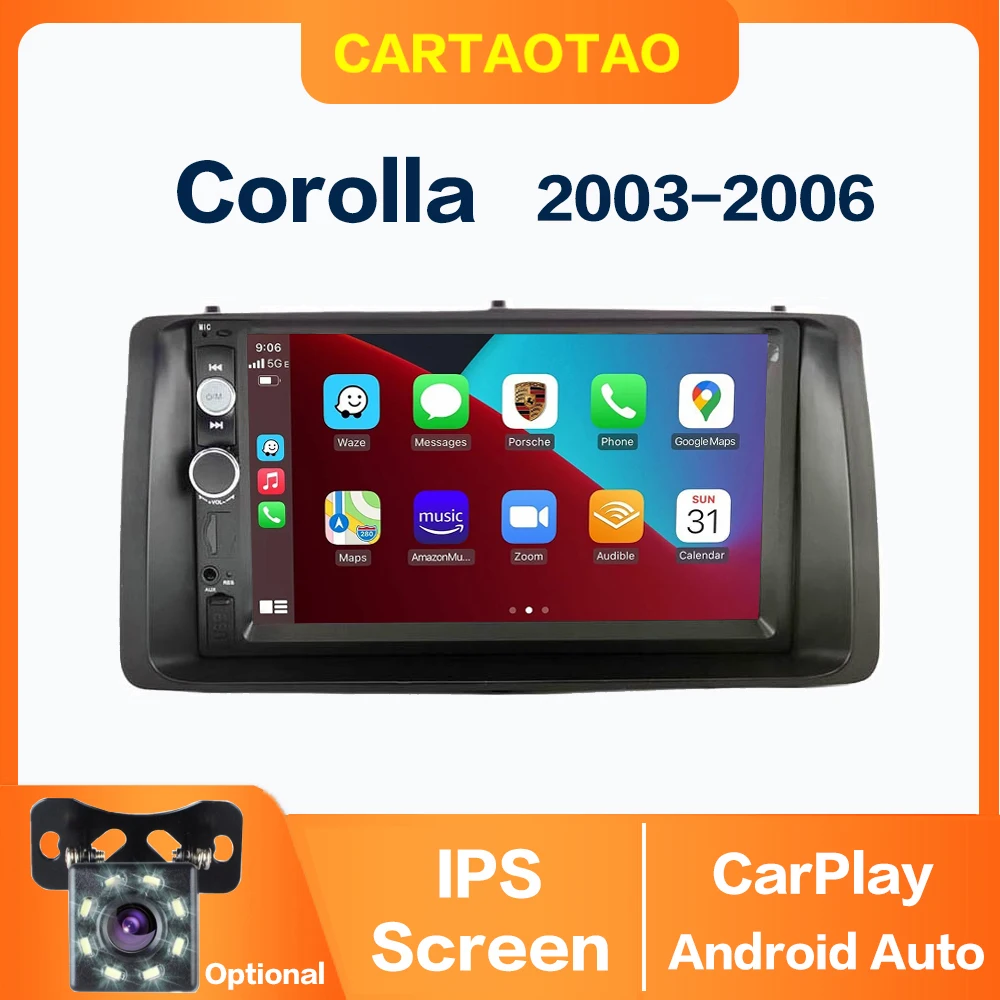 2-din-android-auto-r-dio-carplay-gps-multim-dia-player-para-toyota ...