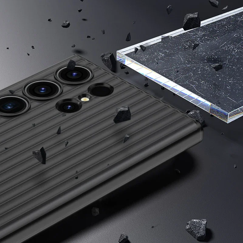 Ultra-Thin Luxury Transparent Matte Phone Case with Heat Dissipation