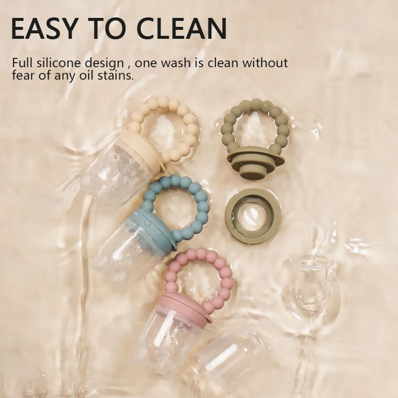 Silicone Nipple Feeder Newborn Training Fruit Feeder Fresh Food Nibbler