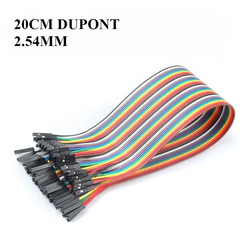 20CM DUPONT female to 2.54MM female PITCH 2.54 2P-1P JUMPER CABLE WIRE FOR PCB connector wire connectors
