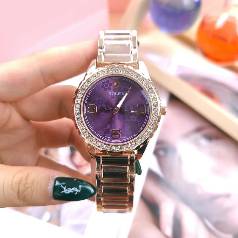 

Часы наручные кварцевые для мужчин и женщин, роскошные классические большие, с бриллиантами в ретро стиле