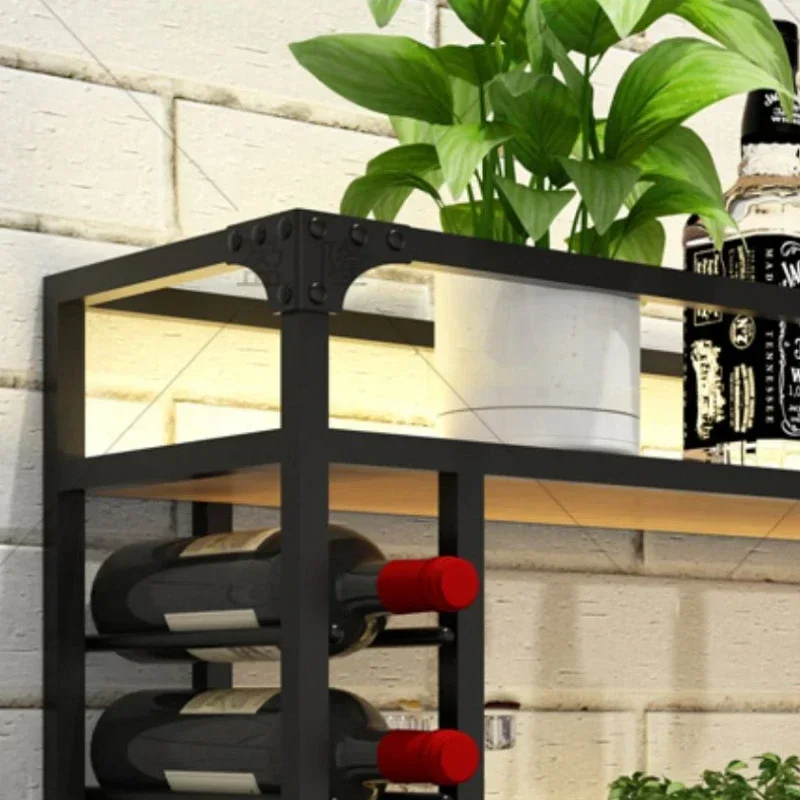 Wine Rack Wall Display Beer Storage Home Bar Cabinet Restaurant Commercial Bar Schrank Decoration