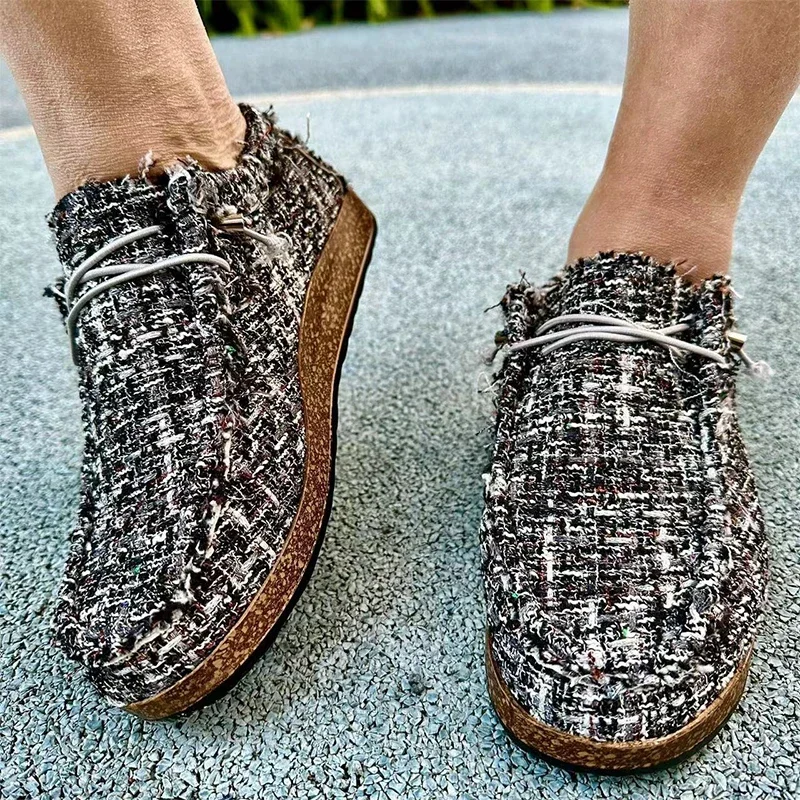 

2024 Spring Flats Fashion Loafers Women Platform Casual Shoes New Running Sport Sneakers Brand Walking Travel Zapatillas Femme