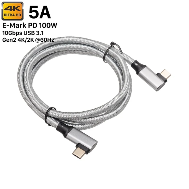 Cable USB tipo C corto 3,1 Gen.2 USB 3,0 A hembra/macho A tipo C macho,  sincronización, Cargador rápido, Cable de datos 10Gpbs 3A 60W - AliExpress