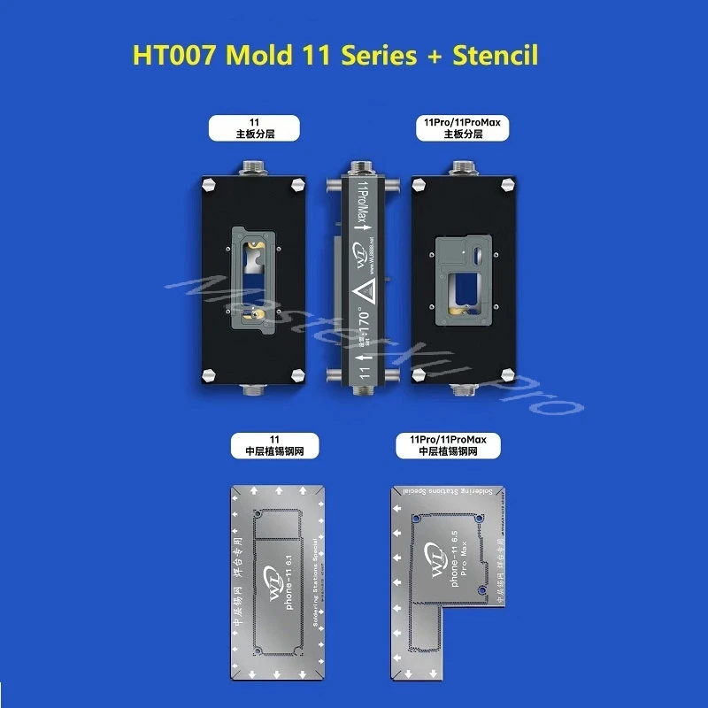 WL HT007 14 13 12 11 X Pro Heater Soldering Handle Holder Preheating  Plateform Module For iPhone Frame Interposer BGA Reballing - AliExpress