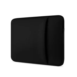 Sleek and Multifunctional Laptop Protective Sleeve with Front Storage Pocket - 13-13.3inch (Black)