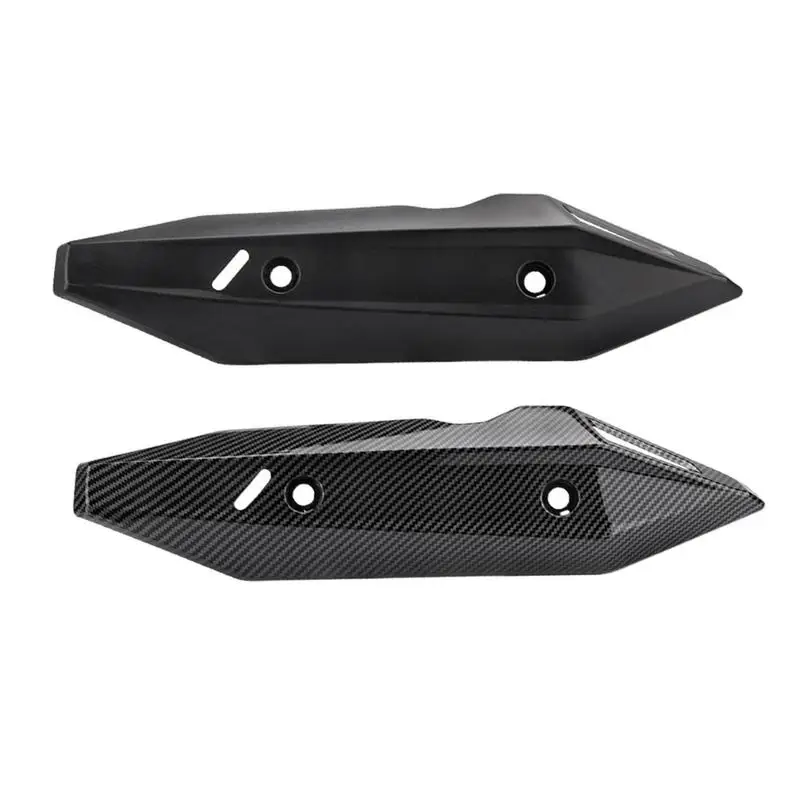 For Honda New Click 125i 150i Universal ABS Motorcycle Exhaust Protector Cover Carbon Fiber Muffler Heating Guard Protection