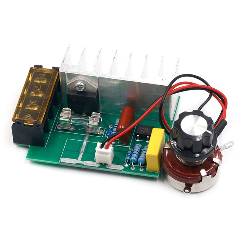 AC SCR 전기 전압 조정기, 모터 속도 제어기, 조광기, 4000W, 0-220V