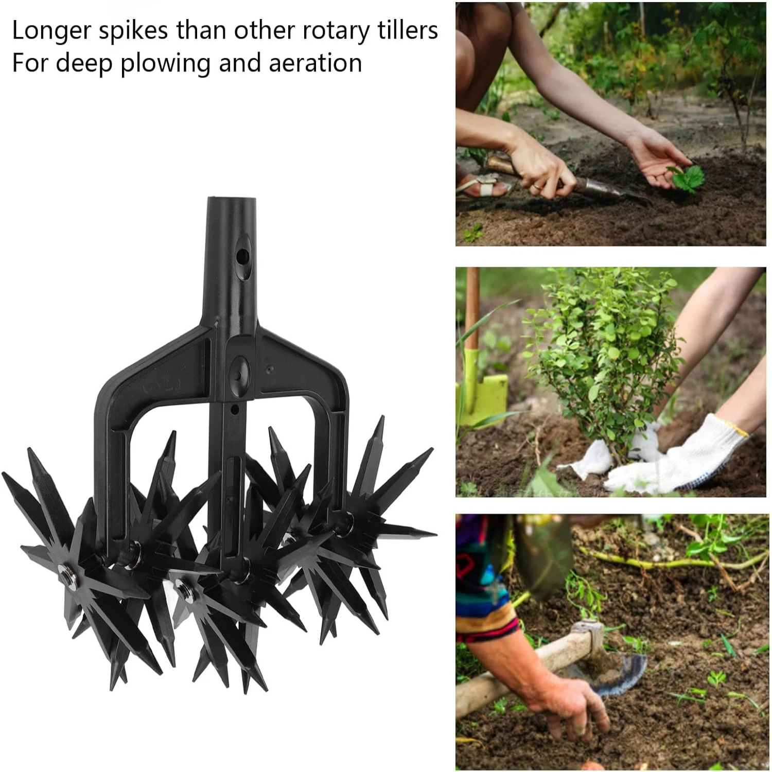 Essential ergonomic, efficient, and effective manual handheld garden soil scarifier and cultivator tool - Perfect for easy culti 6