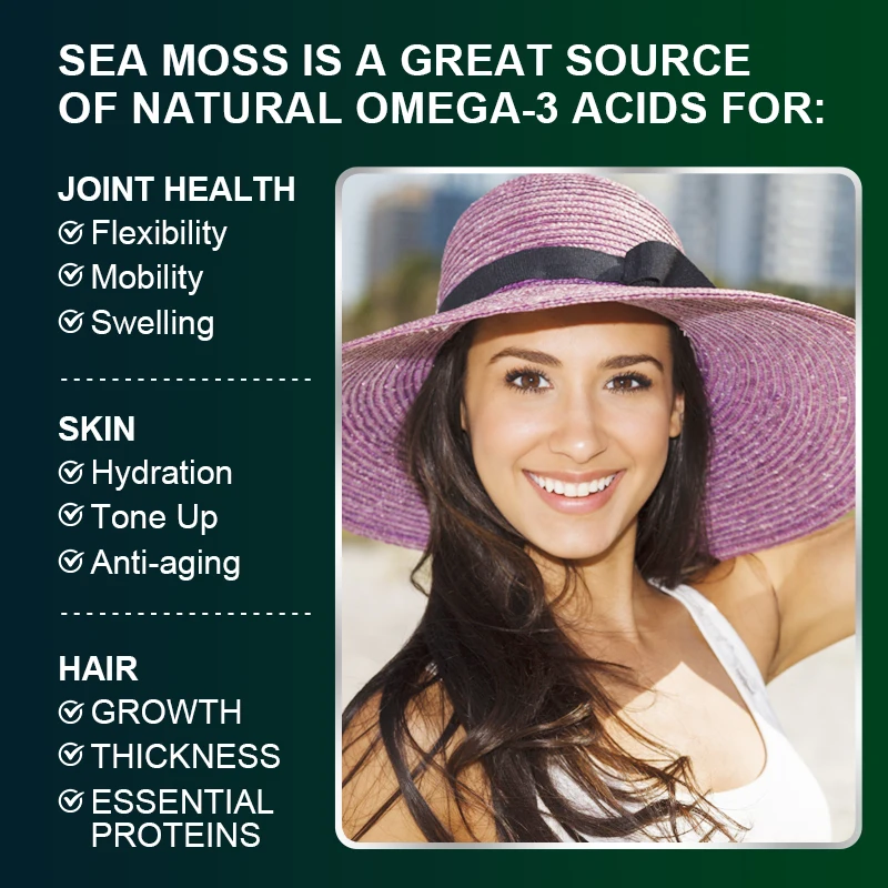 Vegetarian Diet Organic Sea Moss Capsule
