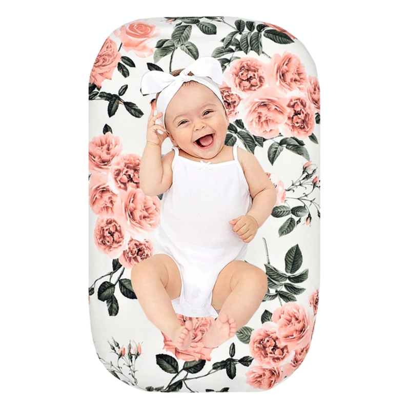 Removable Slipcover for Newborn Lounger Baby Changing Pad Lounger Cover Infant Padded Lounger Protector 2