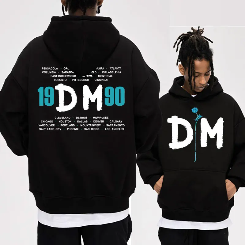 

Depeche Cool Mode Violator US Tour 1990 Double-sided Print Hoodie Men Women's Aesthetic Harajuku Sweatshirts Fleece Pullover