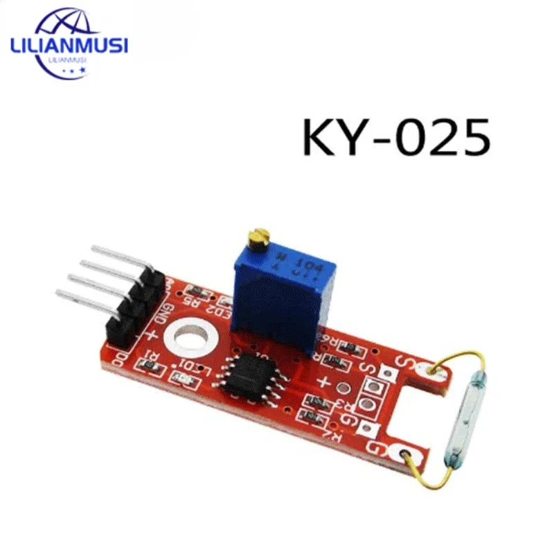 Ky-025 4Pin Betr Magnetic Dry Reed Pipe Switch Modulo Sensore Magnetron Fai Da Te Ky-25