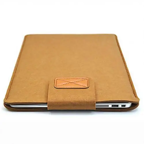 Waterproof Slim Felt Laptop and Tablet Sleeve with Storage Compartments