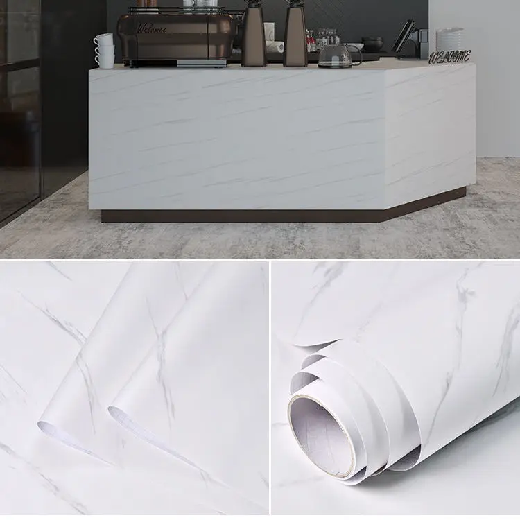 80cm Width Marble For Walls In Roll Vinyl Self Adhesive Waterproof