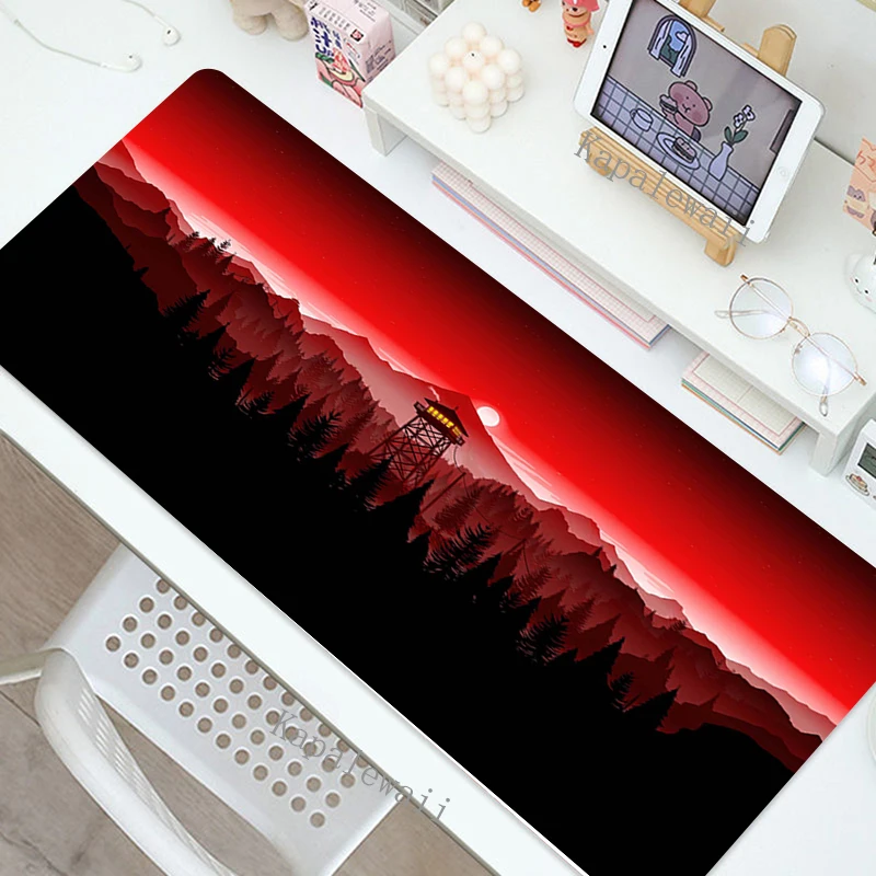 Firever Tapete Mousepad Gamer Tapete de Escritório Tapete do Rato Luz Jogos Acessórios Mesa Arte Teclado Esteiras 900x400 Mausepad Empresa - Imagem 5