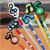 6 Pieces Lytwtw's Musical Music Stationery School Office Supply Student Prize Creative Kawaii Simple Cute Music 2B Pencil 1