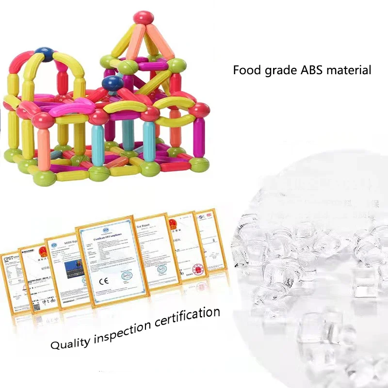 DIY Kids Educational Magnetic Building Blocks Sticks And Balls Toys