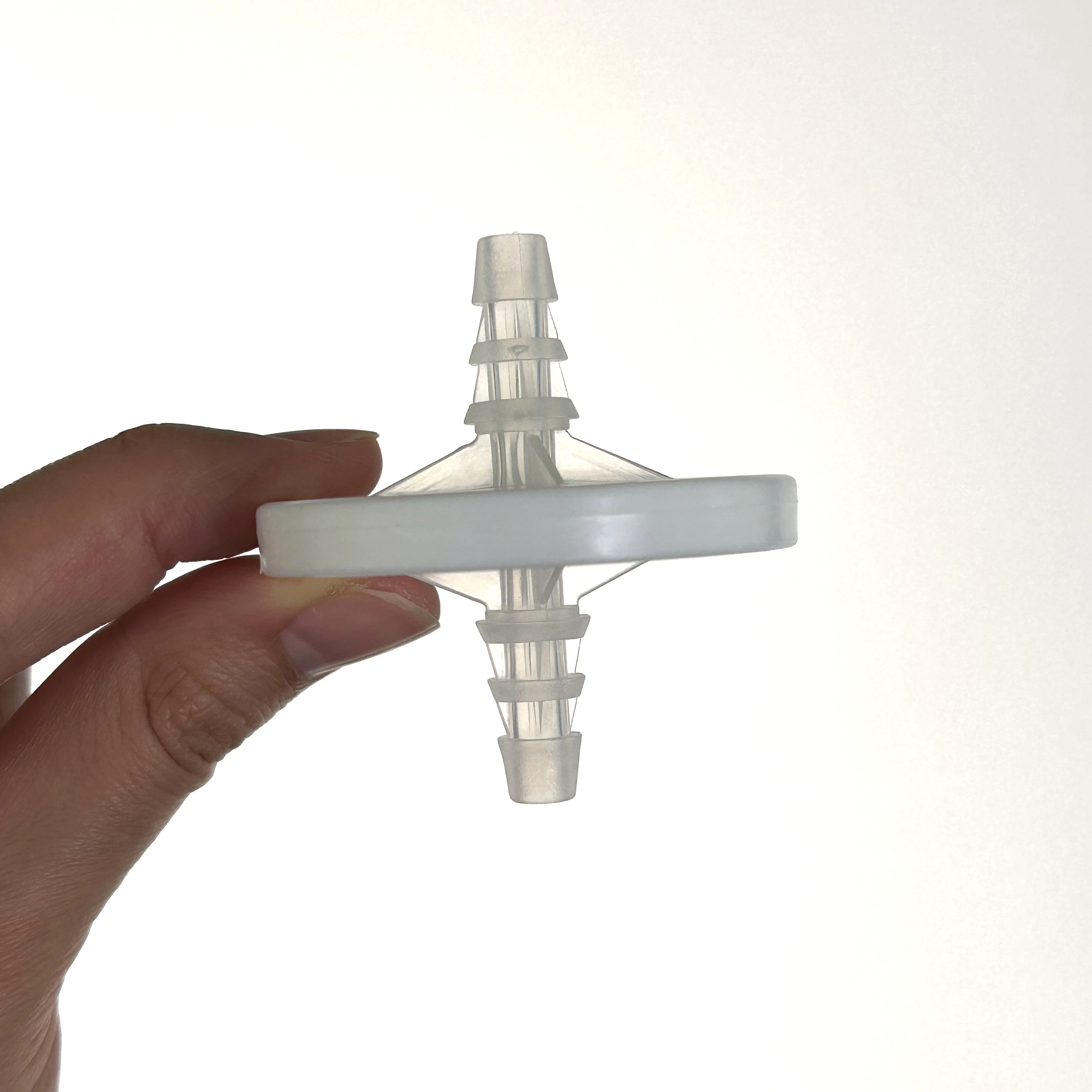 10 pz/lotto Filtro Aria Monouso da Laboratorio per Coltura Biologica 50mm 0.22um, Filtro Respiratorio Asettico con Membrana PTFE Idrofobica - immagine 5