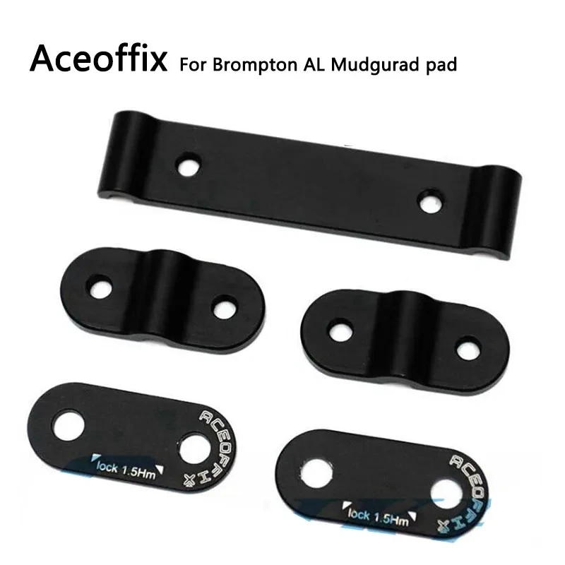 Aluminum alloy Gasket Mudguard Stay Installation Pad for Brompton Folding Bike Fender bicycle fender