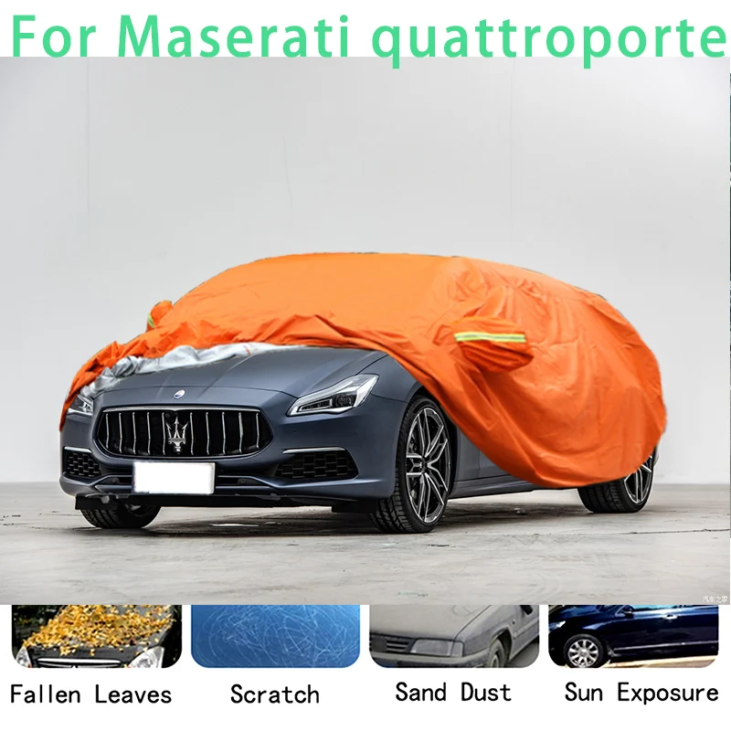 

For Maserati quattroporte Waterproof car covers super sun protection dust Rain car Hail prevention auto protective