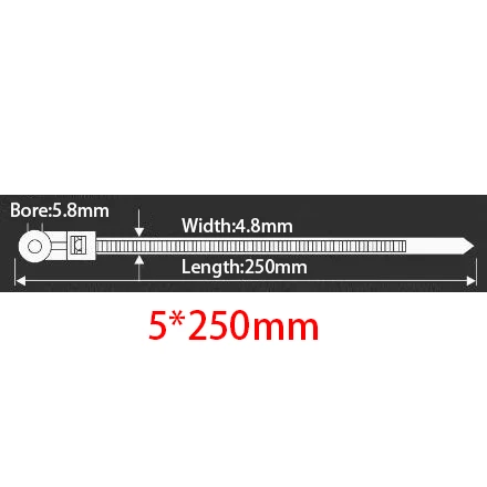 26Pieces 5x250mm