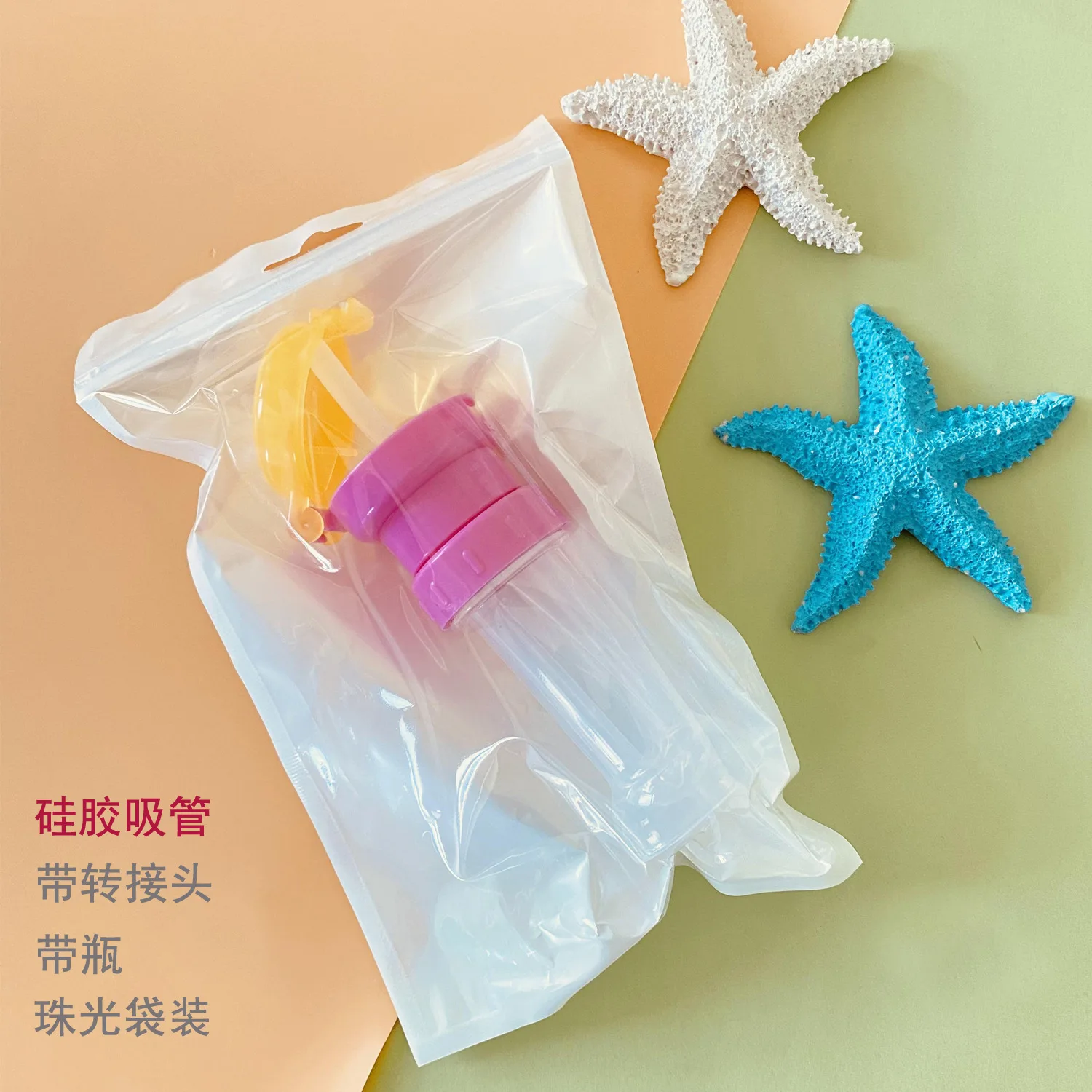 Bottle Mouth Conversion Cover Mineral Water Bottle Cap Children's Drink Anti-Overflow Baby Choke Proof Straw Cover baby straw