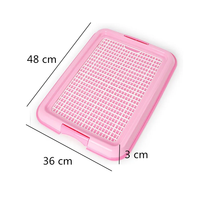 Mesh Plastic Dog Cat Toilet Litter Box Reusable Indoor Dog Toilet Trainer Tray Puppy Pad Mat for Small Cleaning Supply