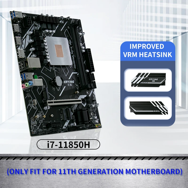 Erying Gaming Pc Motherboard With Onboard Cpu I7 11850h Srkt4(no Es)2