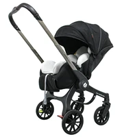 2025 nouveau bébé poussette 4in1 multifonctionnel nouveau-né bébé poussette 3in1 pliable panier Type siège léger voyage landau 2