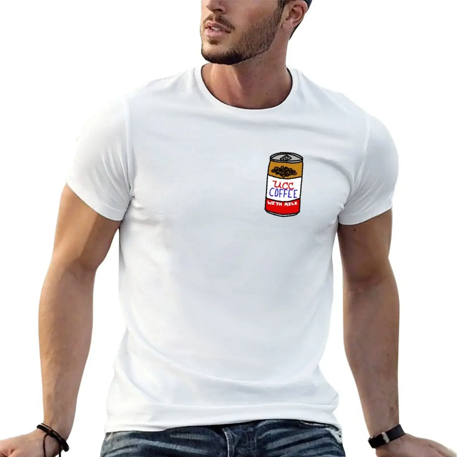 UCC Coffee Cans T-shirt funnys plus size tops designer t shirt men