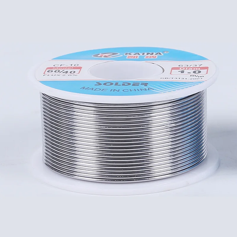 Solder Wire 50G/100G CF-10 60/40 Tin 0.5/0.6/0.8/1.0/1.2/1.5/2.0mm Roll Clean Rosin Welding Core Flux Reel Tube