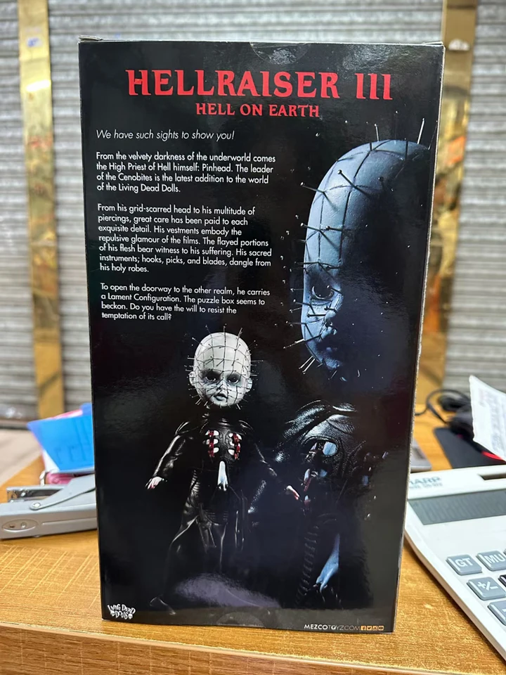 Living Dead Dolls LDD HellRaiser III Pinhead Classic Terror Film