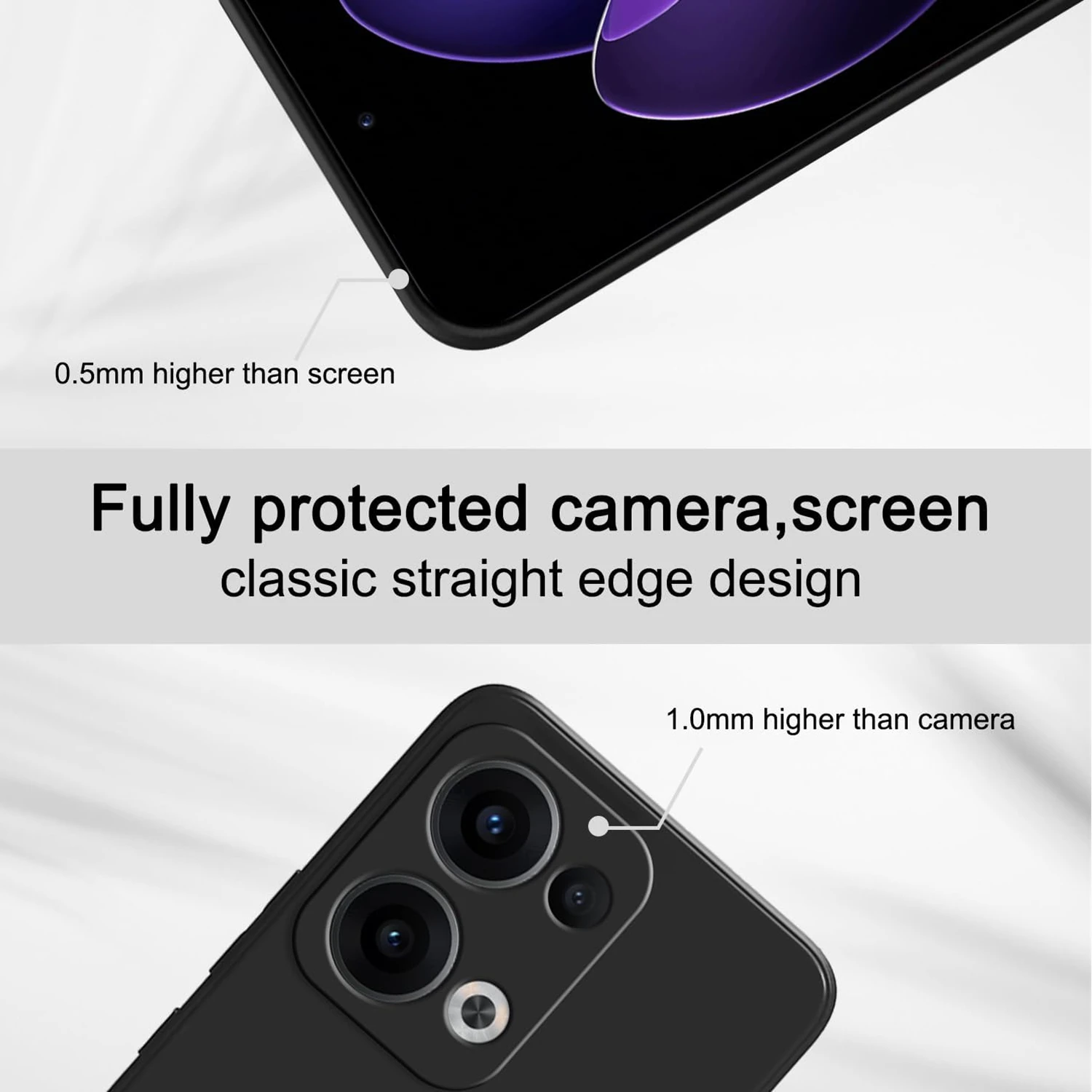 Flexible Liquid Silicone Protective Phone Case – Premium TPU Bumper Shell