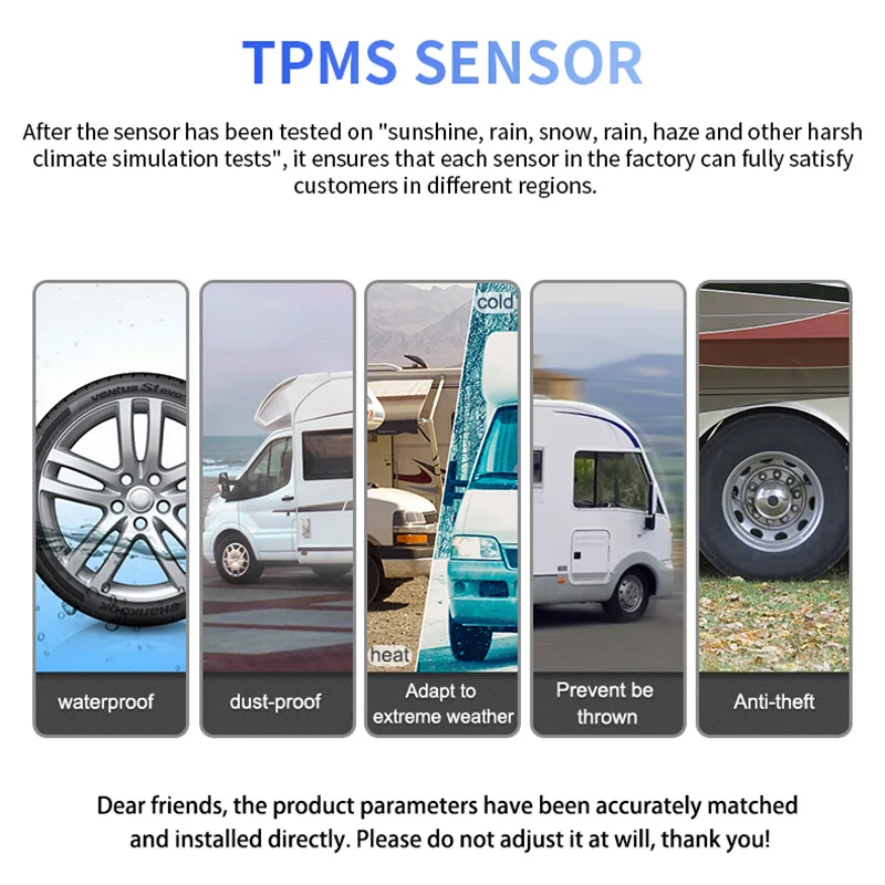 INFITARY RV TPMS Tire Pressure Monitoring System Wireless Car Bus Truck  Trailer Real Time Monitor Temperature Air Leakage Alarm - AliExpress