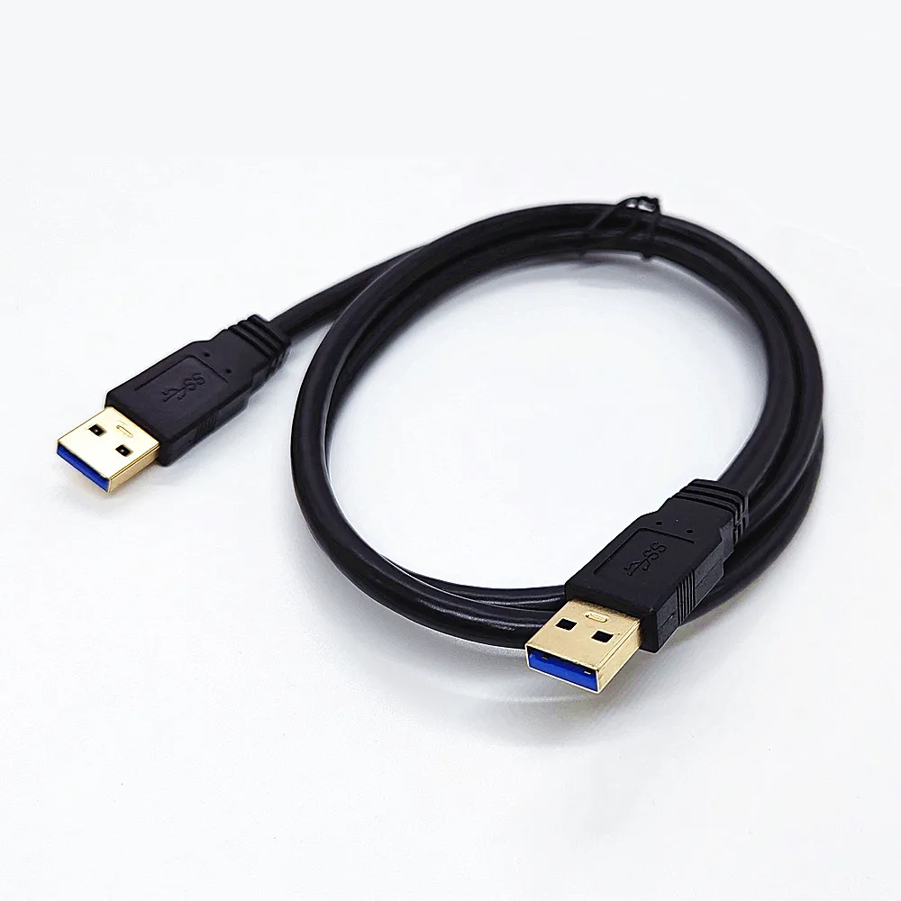 High-Speed USB 3.0 Male-to-Male Cable for Various Devices - Multiple Lengths Available