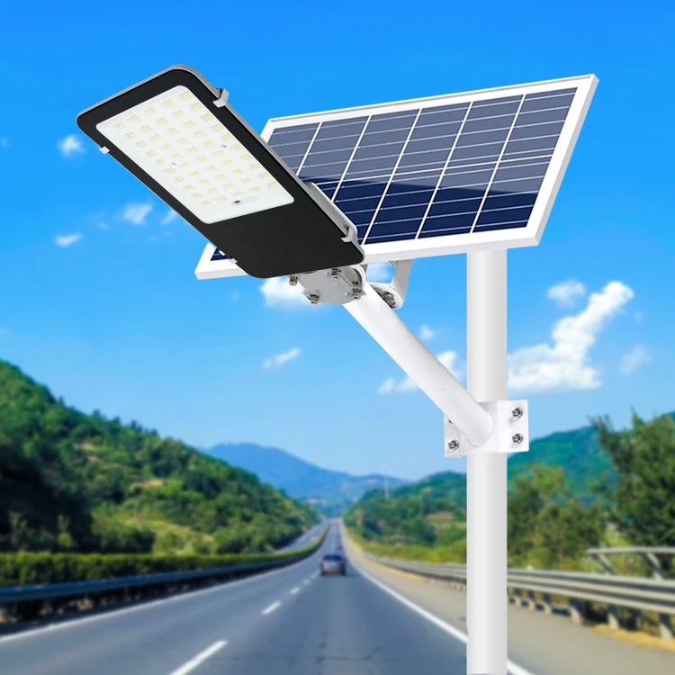 Lampione In Alluminio Per Esterni Ip65 Impermeabile 100W 200W 300W 400W 500W Lampione Solare A Led Separato