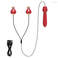 Elektrische Nippel Klemme Brust Massage G-punkt Vibrator 10 Modi Enhancer Bondage Erwachsene Stimulator Sex Spielzeug Für Frauen Paare 18 + 6