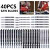 Jig Saw Blade Set HCS Assorted Saw Blades With T-shank Sharp Fast Cut Down Jigsaw Blade For Wood Metal Plastic Cutting 5