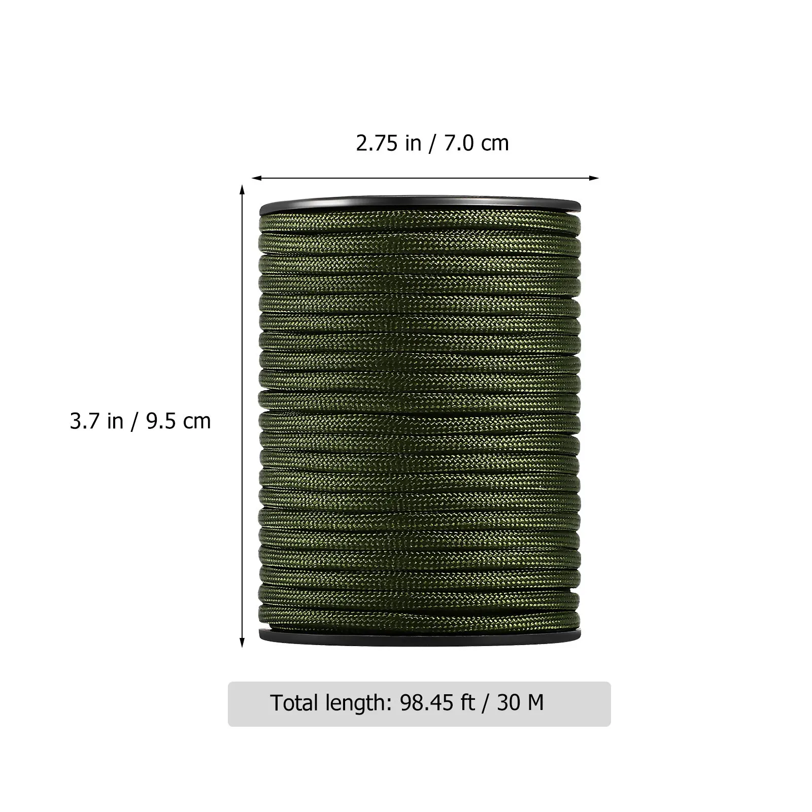 2Pcs 30M 튼튼한 파라 코드 간편한 설치 캠핑 로프 텐트 코드 하이킹 장비 야외 생존 경량 휴대용 다기능