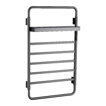 ราวแขวนผ้าเช็ดตัวแบบมีระบบทำความร้อน 45-70 องศาเซลเซียส พร้อมจอแสดงผลดิจิตอล ดีไซน์เรียบง่ายสำหรับห้องน้ำ 2