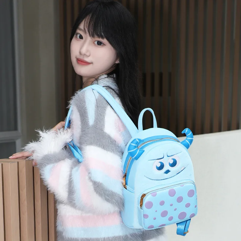 Disney Cartoon Travel Bags Stitich Cosmetic Bag Lotso Kawaii Backpack for Women Sullivan Anime Case Printed Cute Bookbag Girls