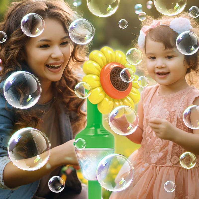 Handheld Light Bubble Gun Elephant Mini Electric Children's Soap Bubble Machine Party Outdoor Toy for Children Kid Boy Girl Gift