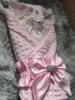 Baby Winter Swaddle Blanket Boys Girls French Lace Essential Receiving Blanket Ultra-Soft Newborn Registry Sleeping Wraps 2