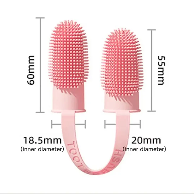 Sa639c3e3c3e34356bae9c28a2f9465f7m.jpg Dog Super Soft Pet Finger Toothbrush Teeth Cleaning Bad Breath Care Nontoxic Silicone Tooth Brush Tool Dog Cat Cleaning Supplies