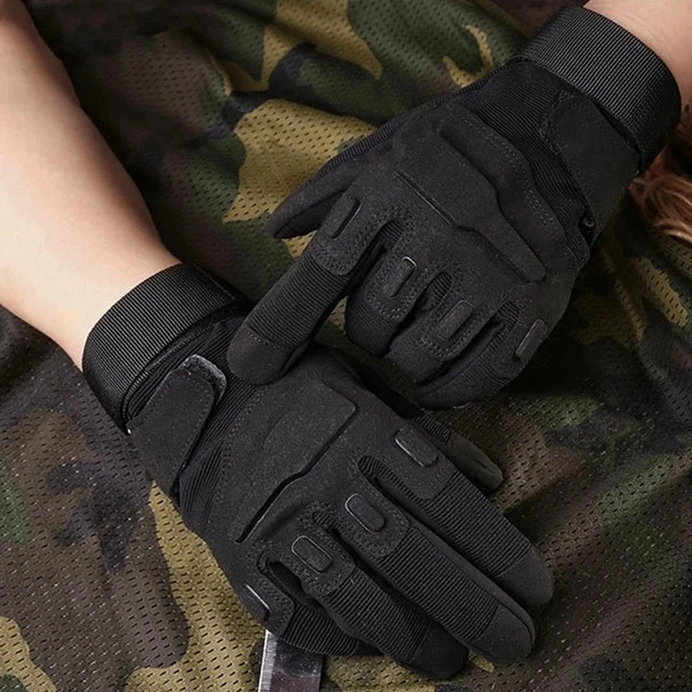 Outdoor Full Finger Tactical Gloves Cycling Gloves Sport Climbing Paintball Shooting Airsoft Combat Protection